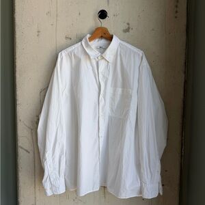 Uniqlo C Long Sleeve Oversized Shirt White